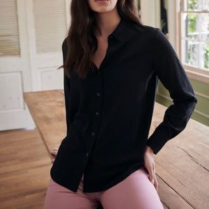 Silk Button Down Shirt